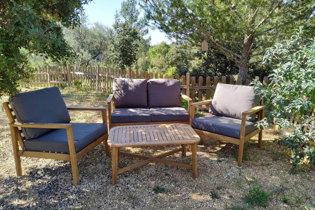 Villa L'Arbre à soleil à Aigues-Vives  Extérieur photo
